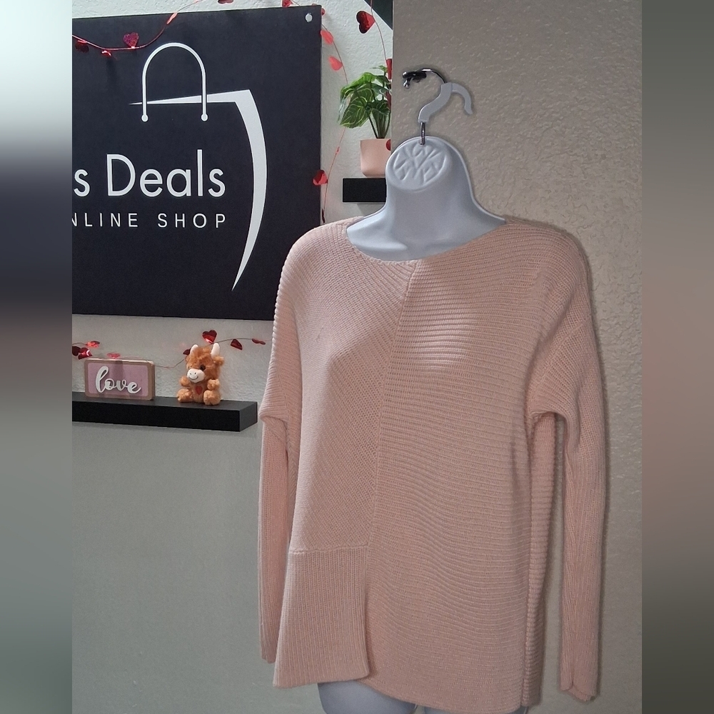 Ralph Lauren Women's Vintage Pink Round Neck Pullover Sweater Size Small - Picture 12 of 16